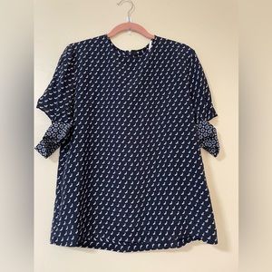 Blue Stella McCartney top with dogs